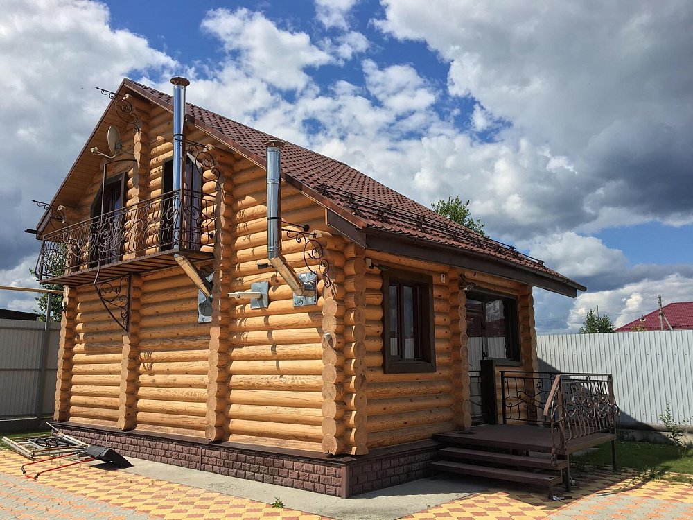 Частный дом, Тихая заводь, Кудряши, цвет Кедр 2010