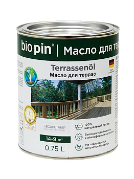 Масло для террас Biopin 0,75л