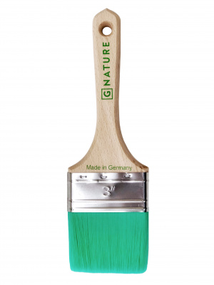 Кисть малярная профессиональная плоская, искусственная щетина