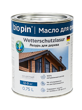 Лазурь для дерева 0,375л бесцветная